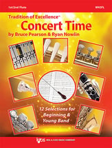Tradition of Excellence: Concert Time Flute band method book cover